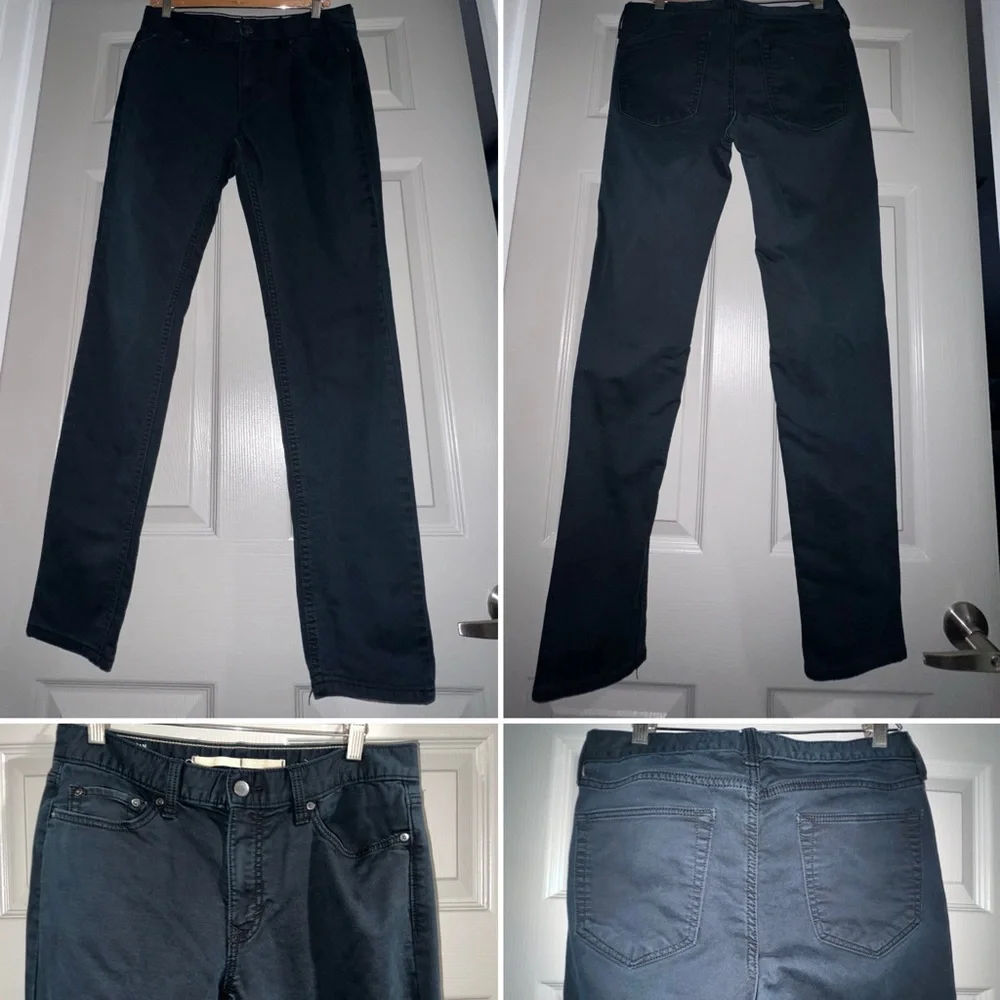 Men’s Banana Republic Athletic Travel Jean/Pant Size 31/34 Shade Black